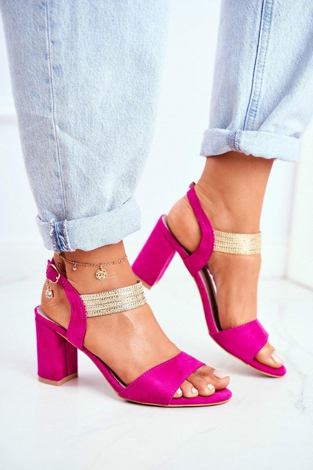 Heel sandals model 196324